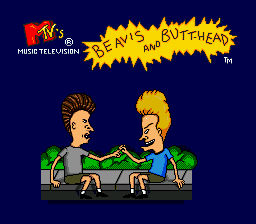 Заставка игры Beavis and Butt-Head